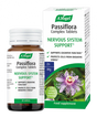 A.Vogel Passiflora Complex nervous system support tablets bottle and retail box with a purple passion flower illustration.