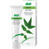 A tube and box of A.Vogel Neem Skin Cream, 50g, formulated for relief of dry or very dry skin and for people prone to eczema.