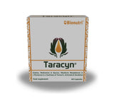 Bionutri Taracyn food supplement with Choline, Methionine, and L-Plantarum in a botanical base, 60 capsules.