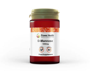Power Health D-Mannose supplement bottle on a white background