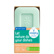 Soaply 100% natural dishwashing bar, 'Fresh tingle of lime' scent, 0% plastic, vegan, and Ecocert certified.