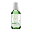"Sarakan anti-plaque mouthwash, alcohol-free formula with natural extract of Salvadora persica, designed to promote gum health and freshen breath."
