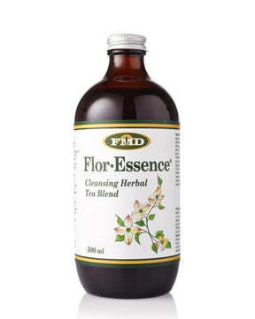 Flora Flor-Essence liquid herbal detox tea 8-herb gentle cleanse for cellular health 500ml.