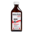 Nature's Plus Hema-Plex Liquid Iron supplement for energy and blood health berry flavor 250ml.