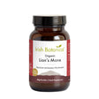 Irish Botanica Organic Lion's Mane Hericium erinaceus Mushroom food supplement, 90g powder featuring a new formula.