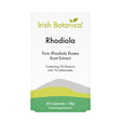 Irish Botanica Rhodiola Pure Rhodiola Rosea Root Extract food supplement, 60 capsules containing 3% Rosavins and 1% Salidrosides.