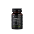 KIKI Health activated charcoal powder 70g from coconut shells for digestion, bloating relief, detox support and natural cleansing.