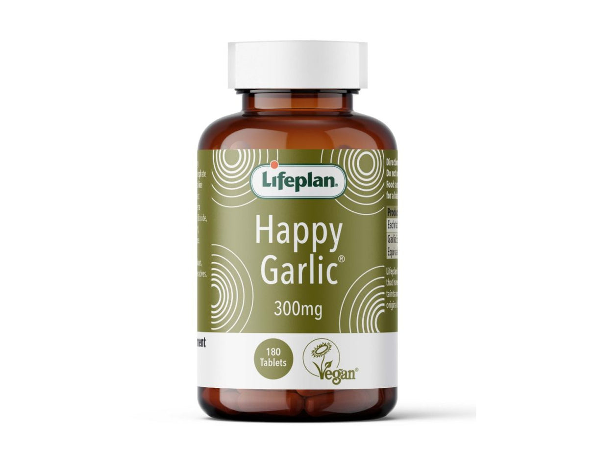Lifeplan Happy Garlic 300mg – 180 Tablets