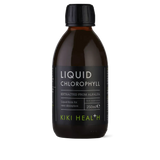 Kiki Health liquid chlorophyll extracted from alfalfa, 250ml food supplement.