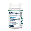 Metagenics Multi Essentials For Men, 30 tablets. A highly absorbable one-a-day multivitamin and mineral complex for men's health.