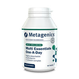 Metagenics Multi Essentials One-A-Day supplement bottle on a white background