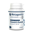 Metagenics N-Acetyl-L-Cysteine supplement bottle on a white background
