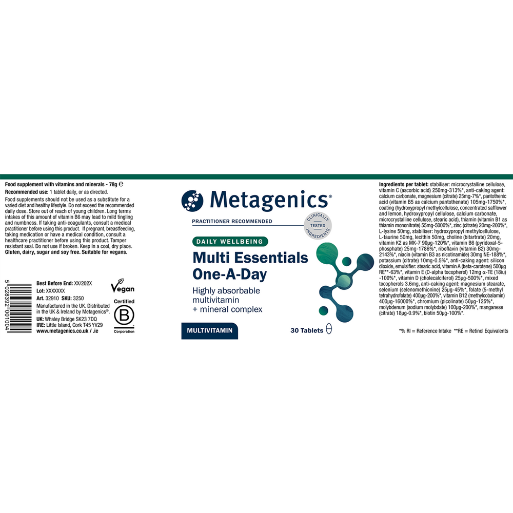 Metagenics Multi One A Day
