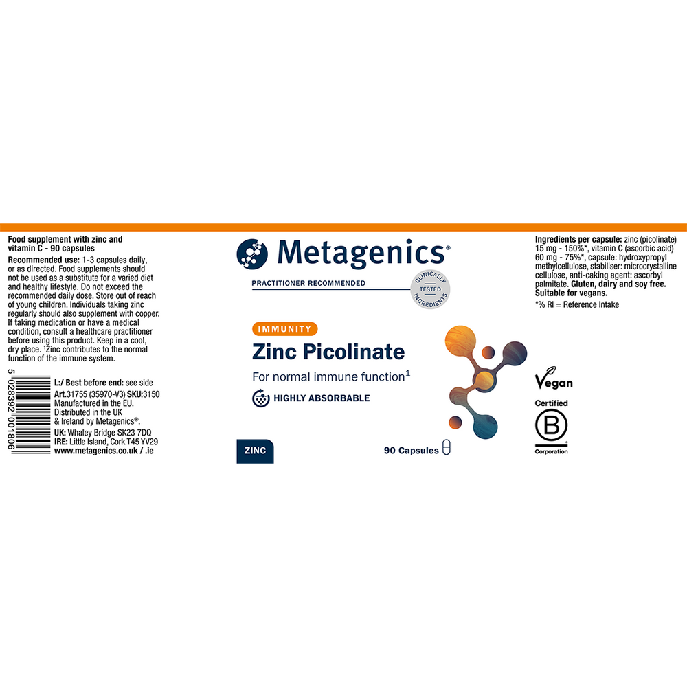 Metagenics Zinc Picolinate 90 caps