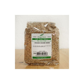 Organico organic sesame seeds, 500g bulk pack.