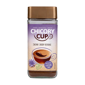 Chicory Cup Original Instant Chicory Beverage, 100g, a naturally caffeine-free and vegan-friendly drink.