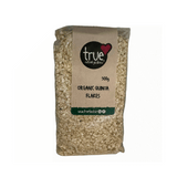True Natural Goodness organic quinoa flakes, 500g pack, a convenient and nutritious whole grain option.