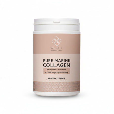 Plent Pure Marine Collagen containers on a white background