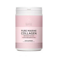 Container of Pure Marine Collagen on a white background