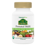 Nature's Plus Source of Life Garden Prenatal 90 organic tablets whole food multivitamin with Folate and Iron for pregnancy support.