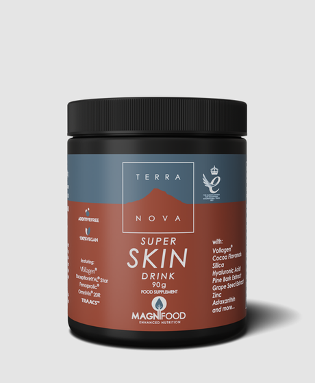 Terranova skin support drink with hyaluronic acid and Vollagen® for hydration and collagen