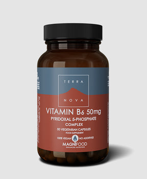 Terranova P‑5‑P vitamin B6 capsules for energy and mood support