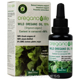 Oregano4Life 10% Wild Oregano Oil (30ml/1 fl. oz.), a steam-distilled, GMO-free supplement with over 86% carvacrol for immune and intestinal support.
