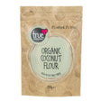 True Natural Goodness organic coconut flour, 250g, high in dietary fibre.