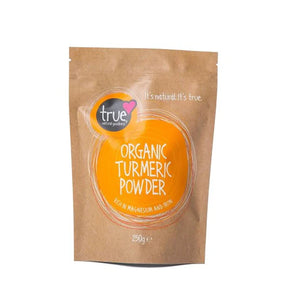 True Natural Goodness Organic Turmeric Powder 250g for joint health and inflammation support gluten free superfood.