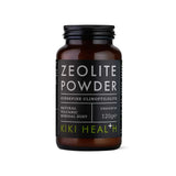 Kiki Health natural volcanic zeolite powder, 120g unscented mineral dust.