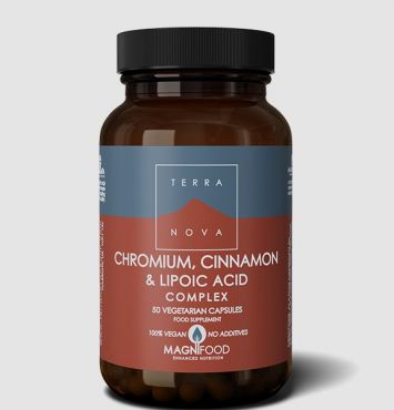 Terranova Chromium, Cinnamon & Lipoic Acid Complex 100 capsules