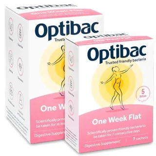 OptiBac Probiotics One Week Flat - 30 day supply
