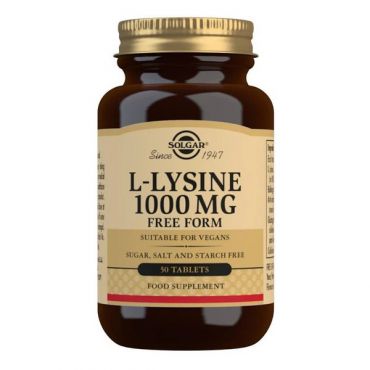 Solgar L-Lysine 1000mg – 60 tablets