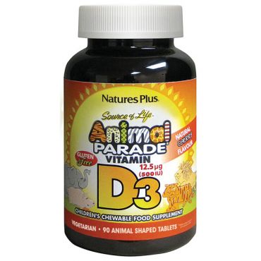 Nature's Plus Animal Parade Vitamin D5 500IU