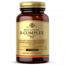Solgar Megasorb Vitamin B Complex - 50 tablets